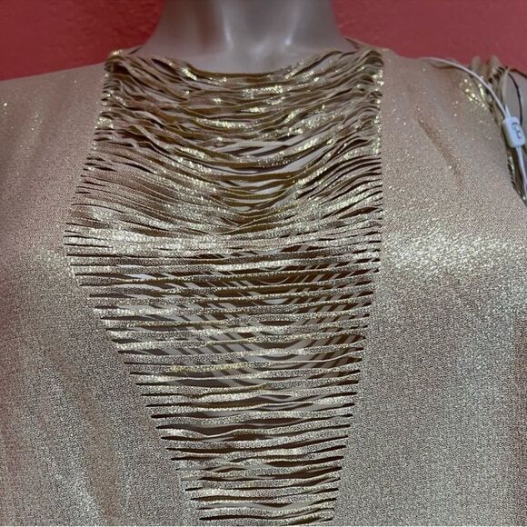 Beach Bunny Gold Fringe Cover-Up - Picture 7 of 10